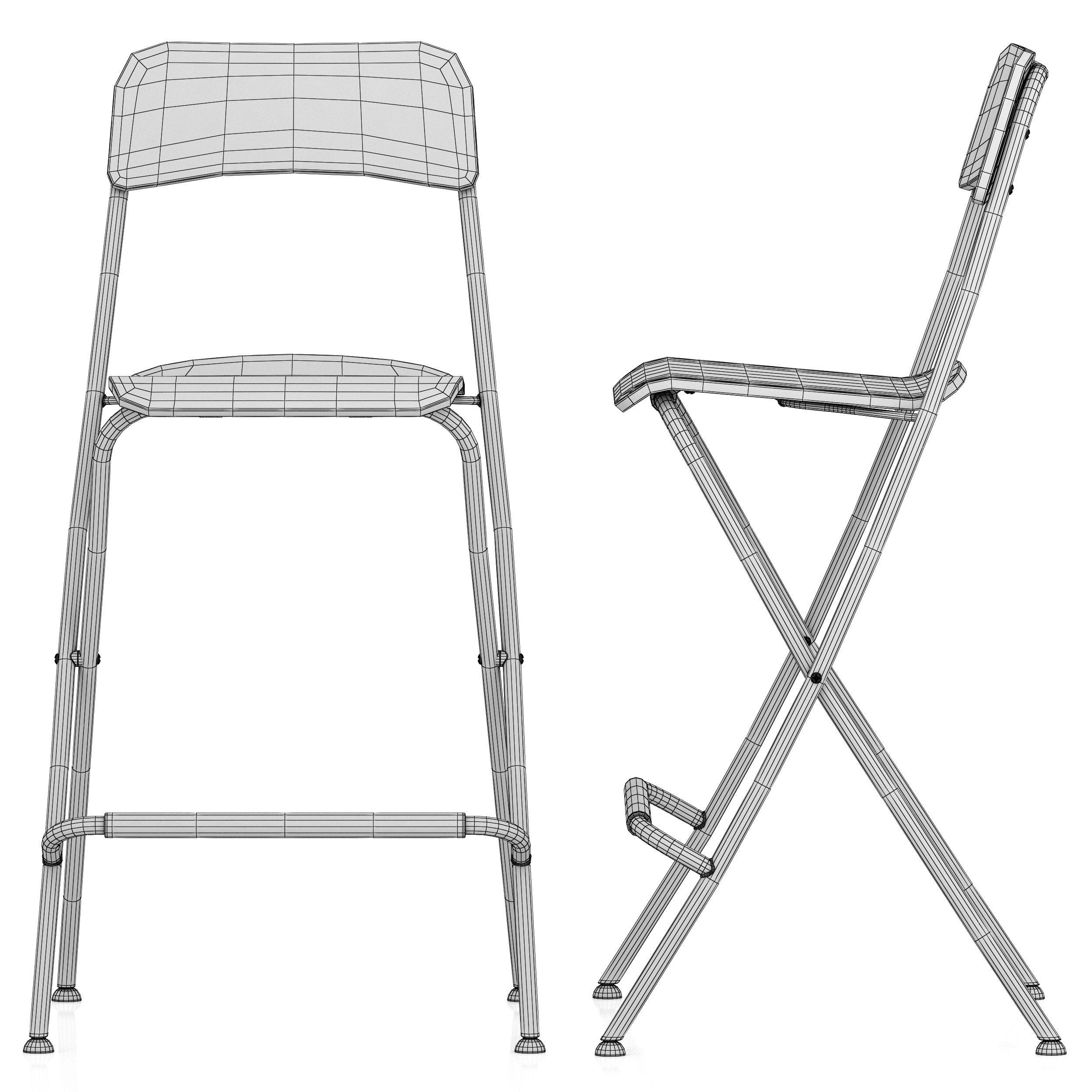 Ikea FRANKLIN stool 3D model_17