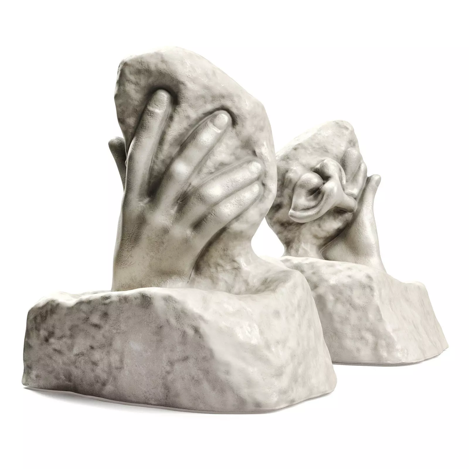Rodin The Hand of God 3D model_0