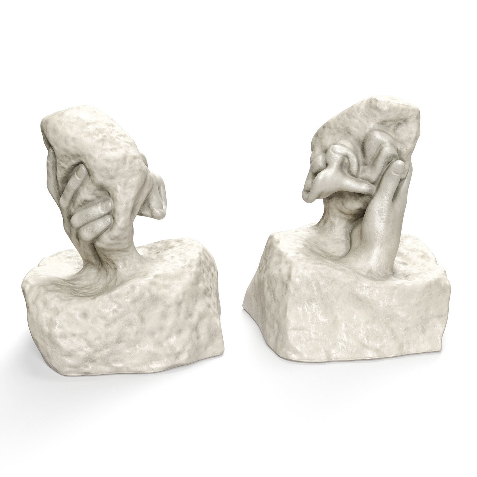 Rodin The Hand of God 3D model_3