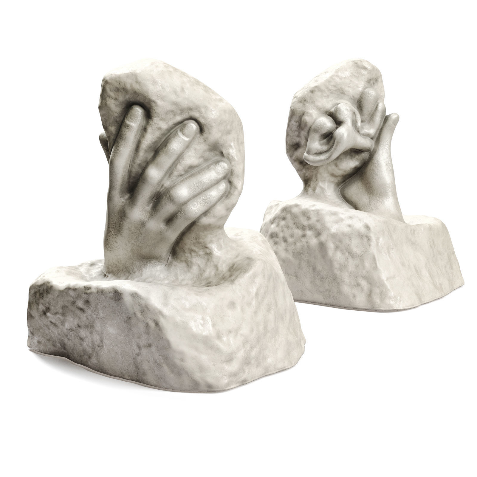 Rodin The Hand of God 3D model_1