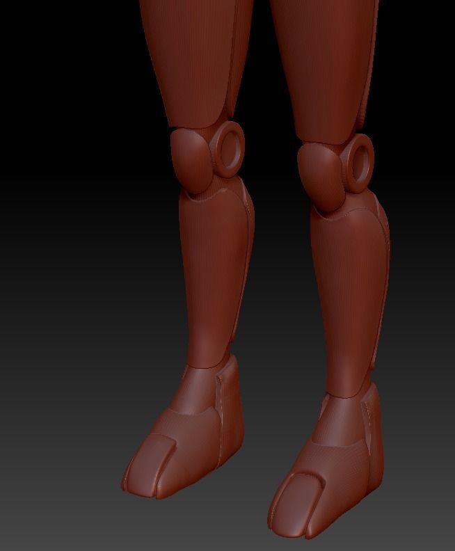 FALLOUT 4  ASSAULTRON SPLITTED  T-POSE HI POLY FALLOUT 4 COSPLAY 3D print model_26