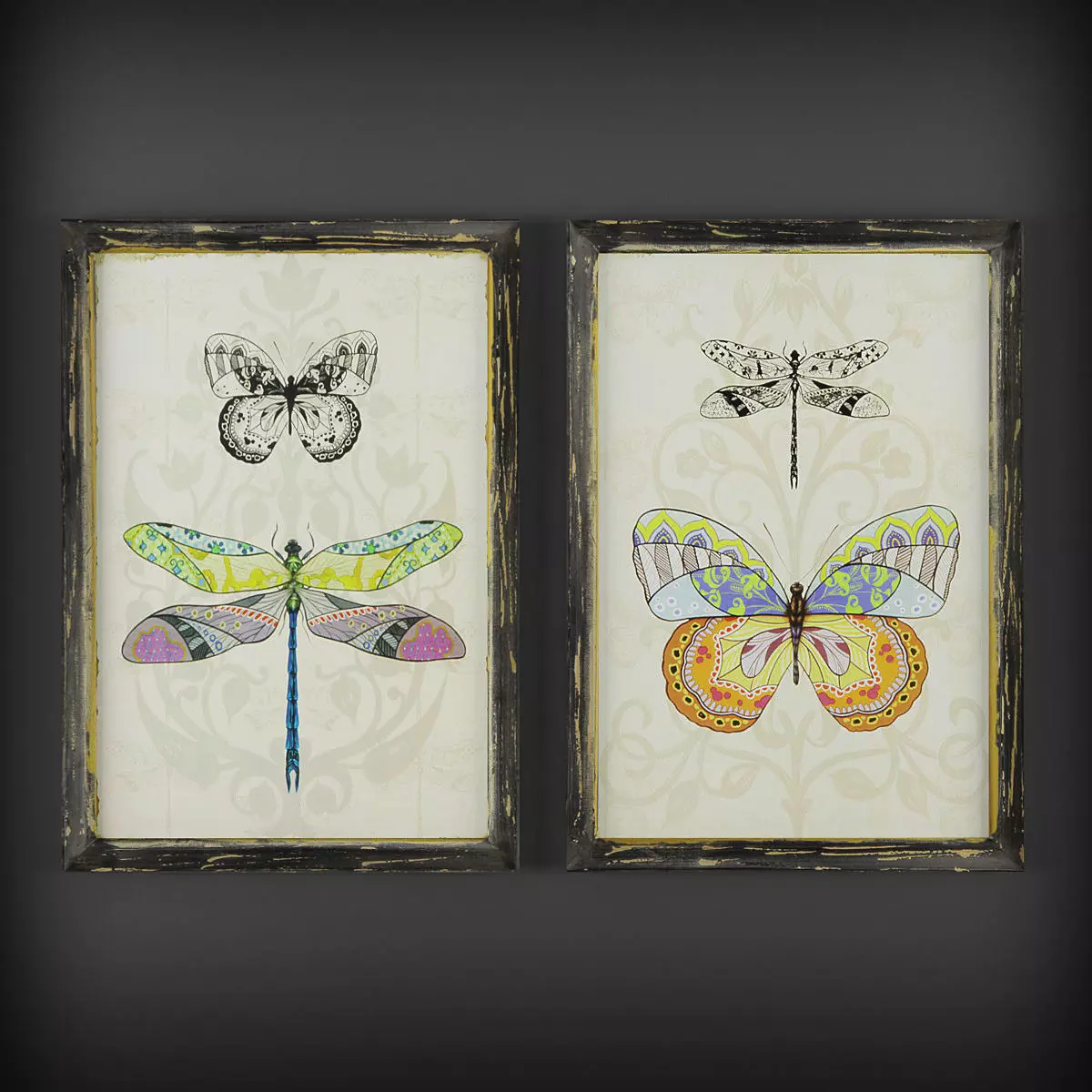 Picture Frames Low-poly 3D model_0