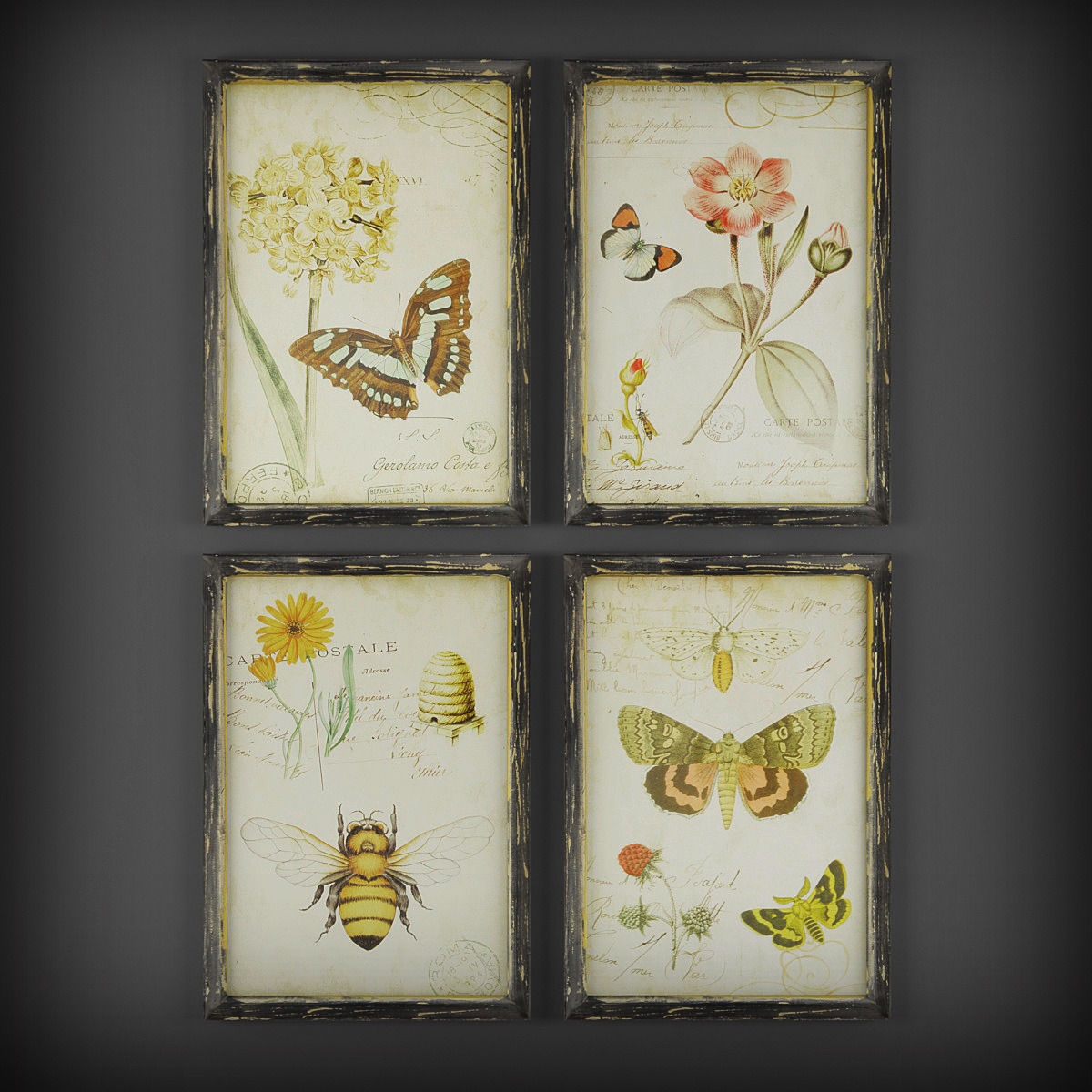 Picture Frames Low-poly 3D model_2