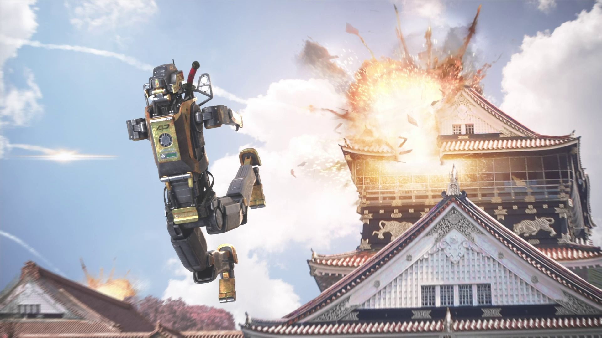 SCI-FI Robot Rigged - Elysium-inspired 3D model_11