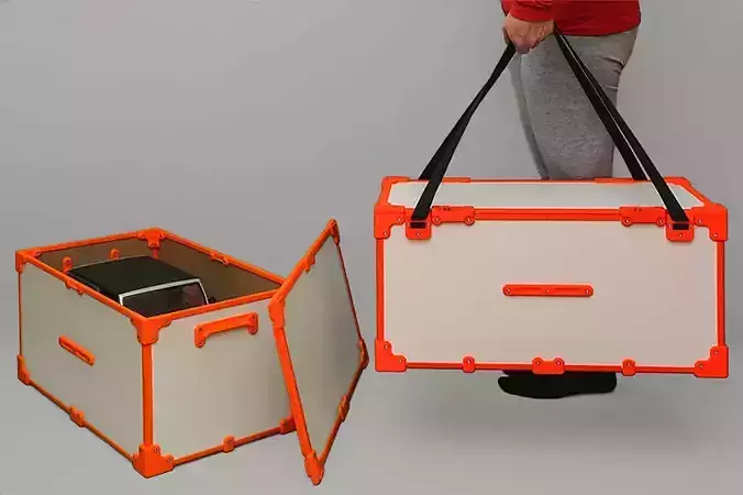 Variable Storage Stackable Box 3D print model