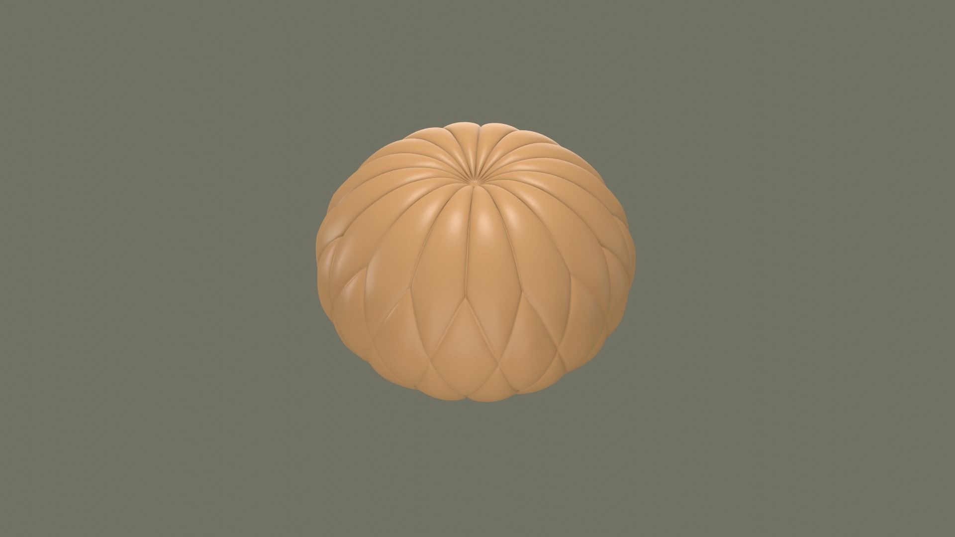 Ottoman beige leather 3D model_20