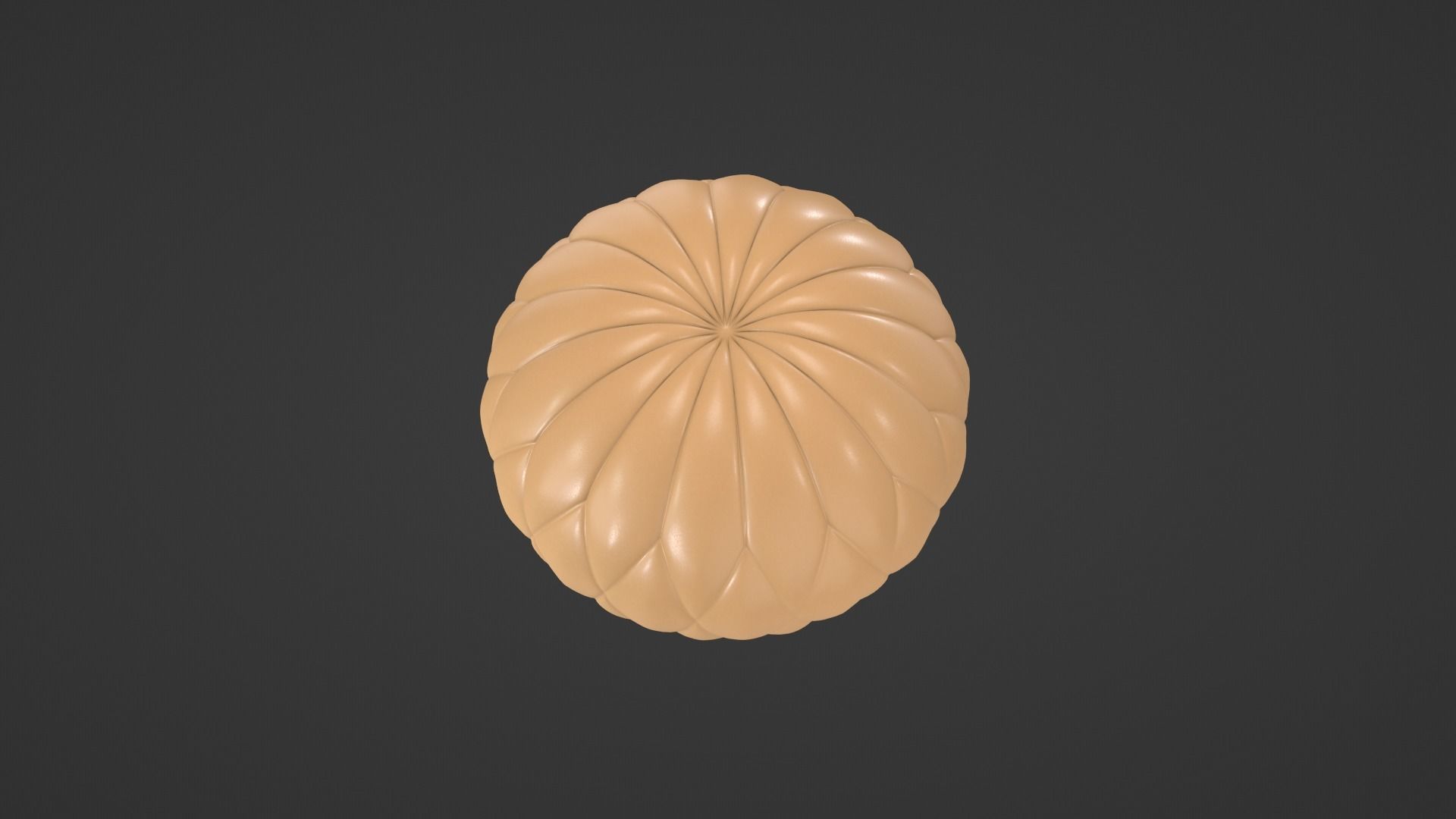 Ottoman beige leather 3D model_14