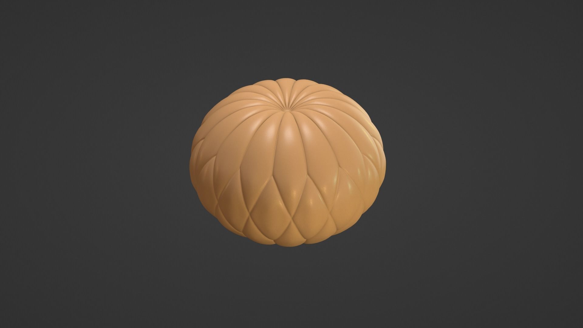 Ottoman beige leather 3D model_6