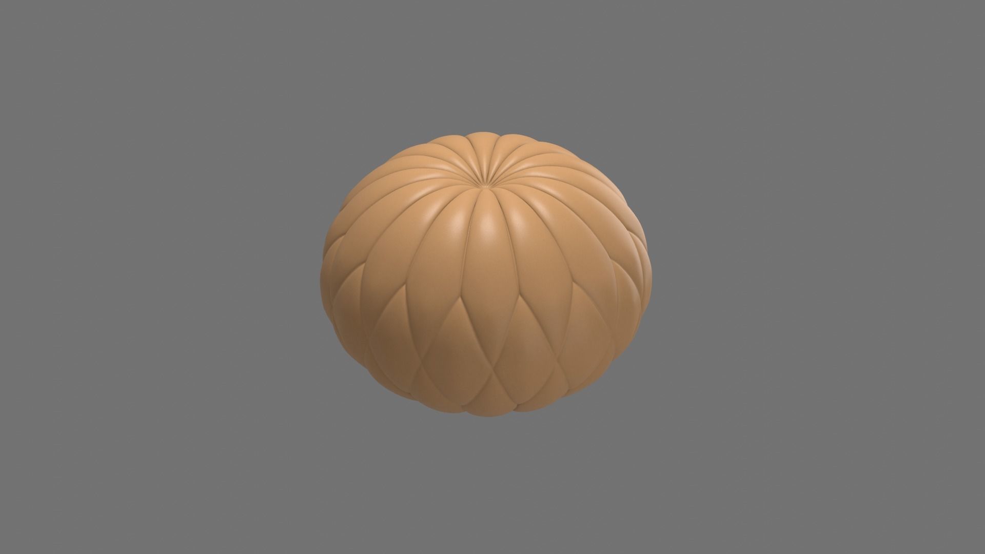 Ottoman beige leather 3D model_4