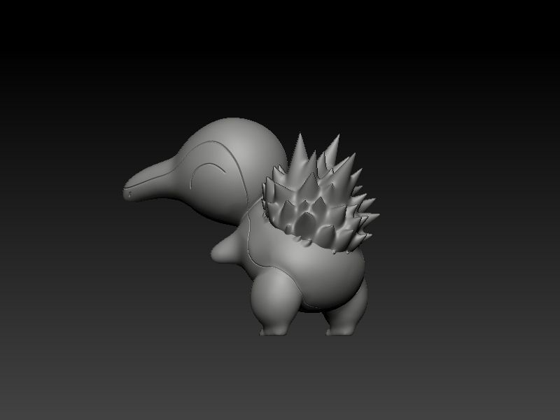 pokemon cyndaquil 3D print model_6