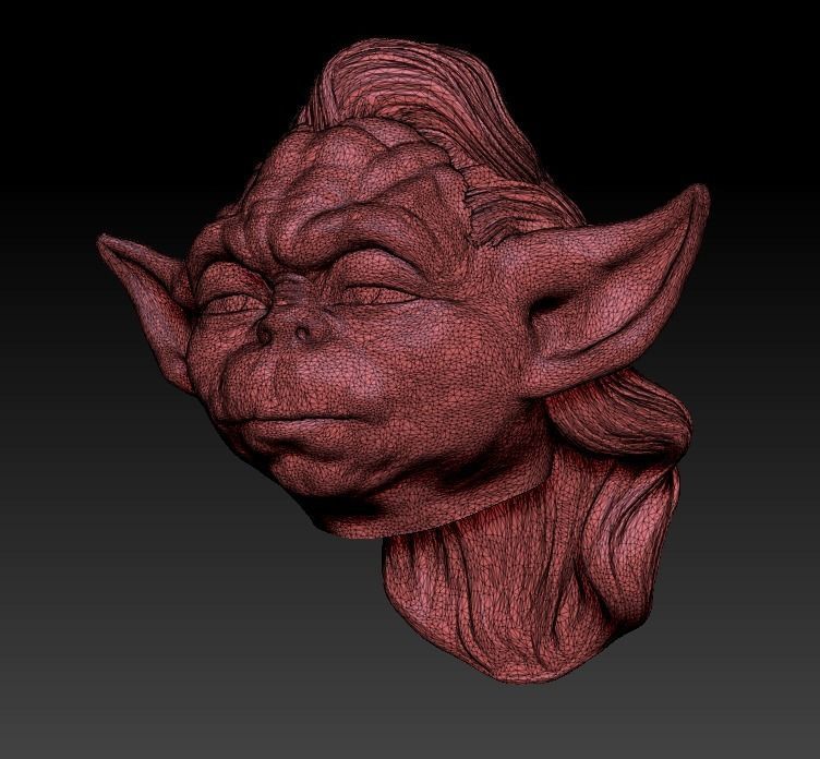 Yaddle Head 3D print model_5
