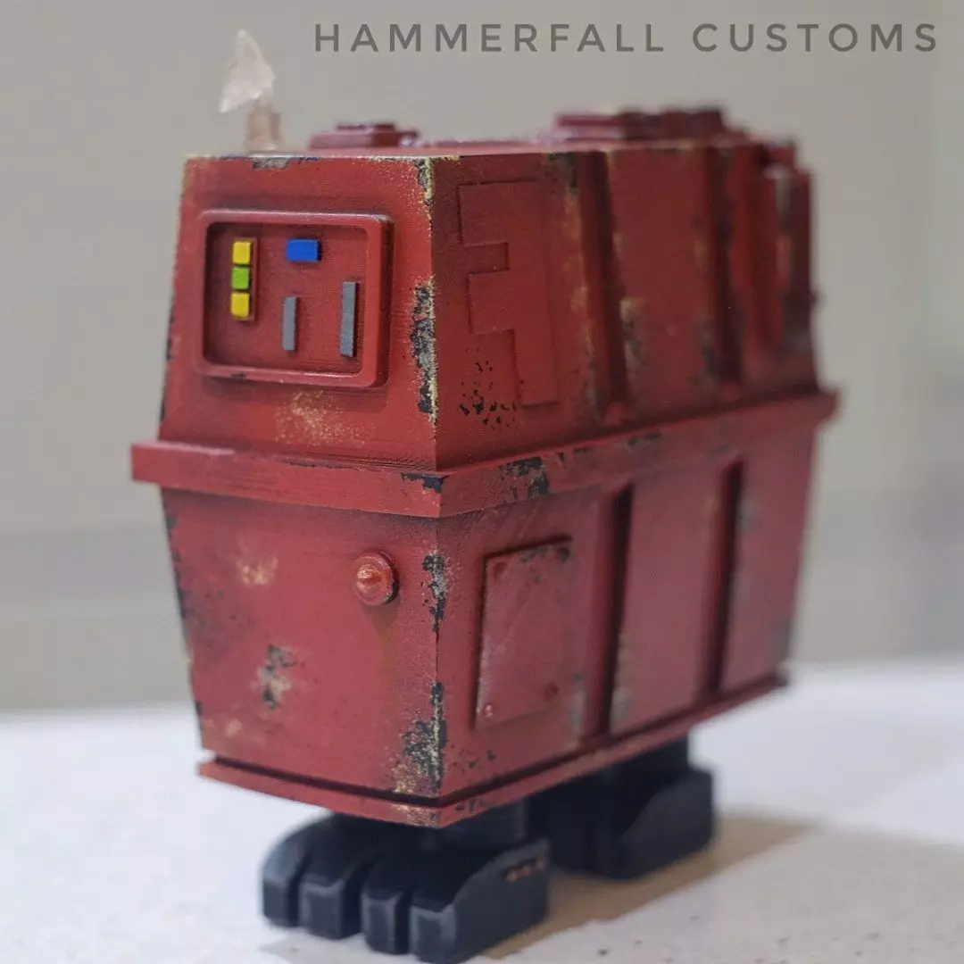 Heavy Duty GONK PLNK Droid 3D print model
