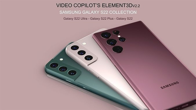Element3D - Samsung Galaxy S22 Collection 3D model