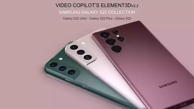 Element3D - Samsung Galaxy S22 Collection 3D model