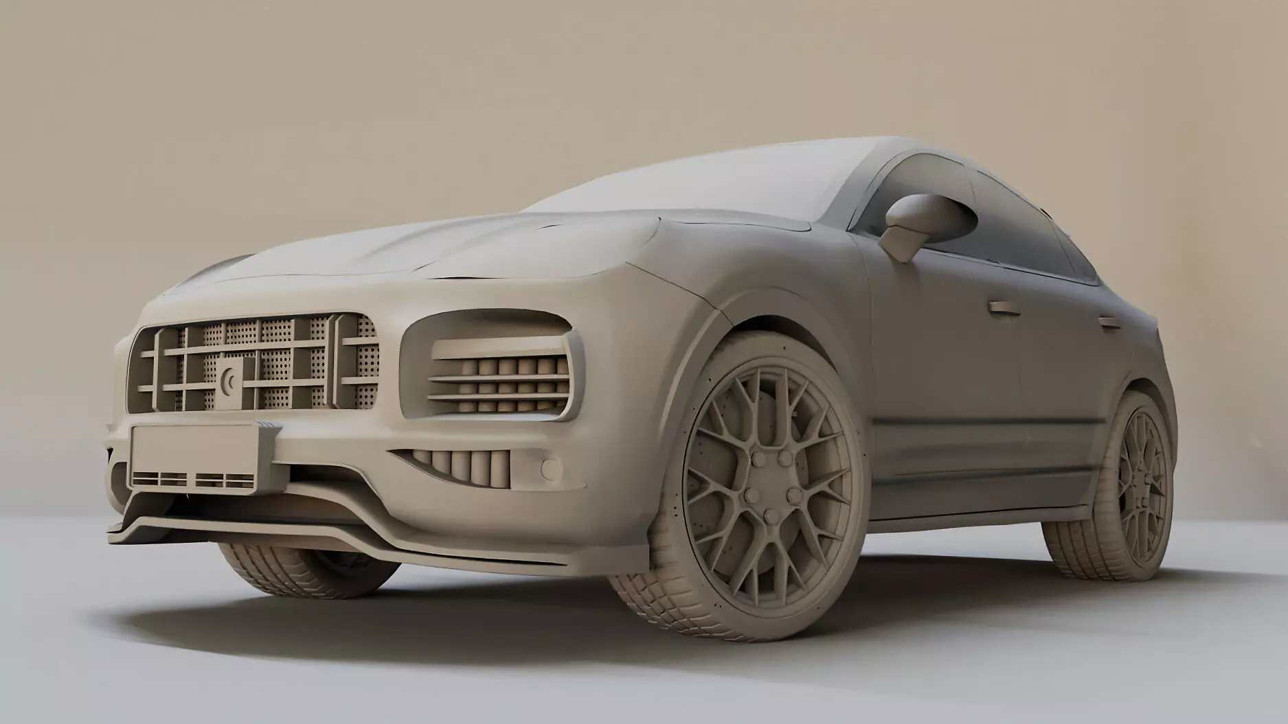 Porsche Cayenne GTS Coupe 2019 3D model_0