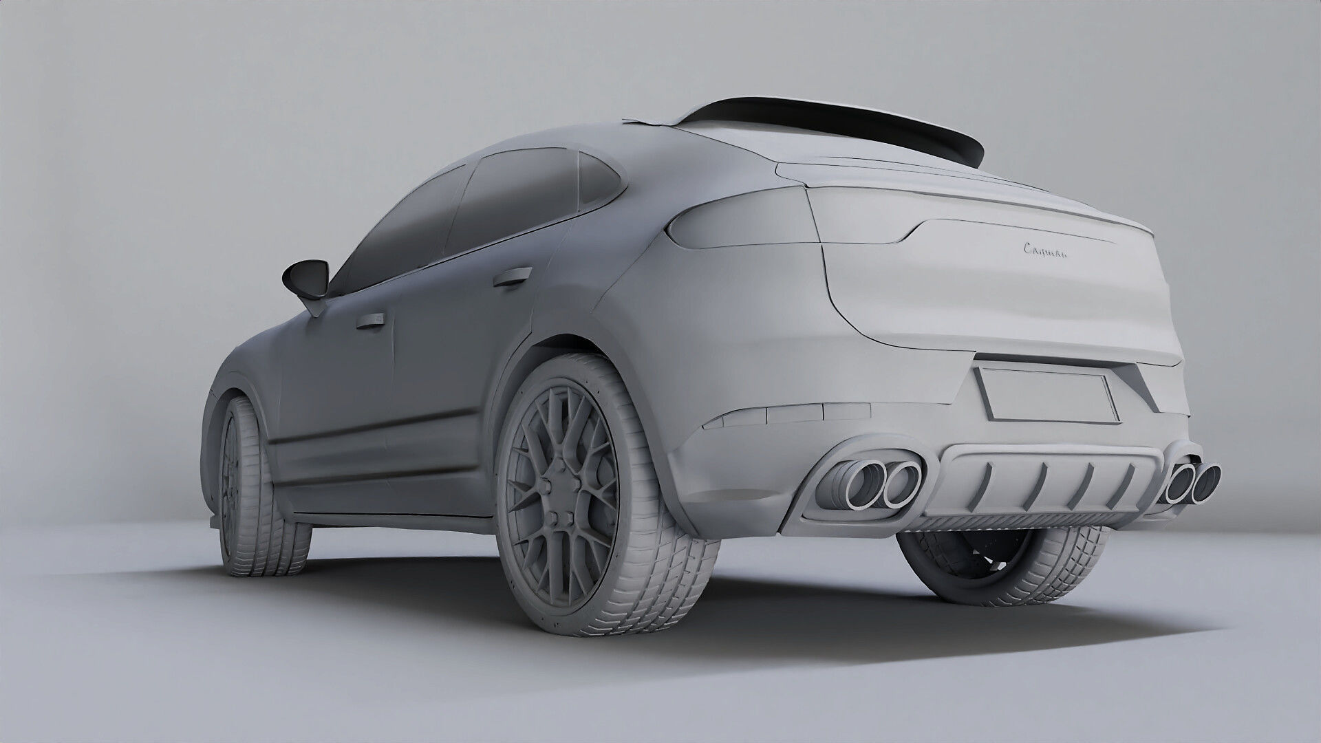 Porsche Cayenne GTS Coupe 2019 3D model_1