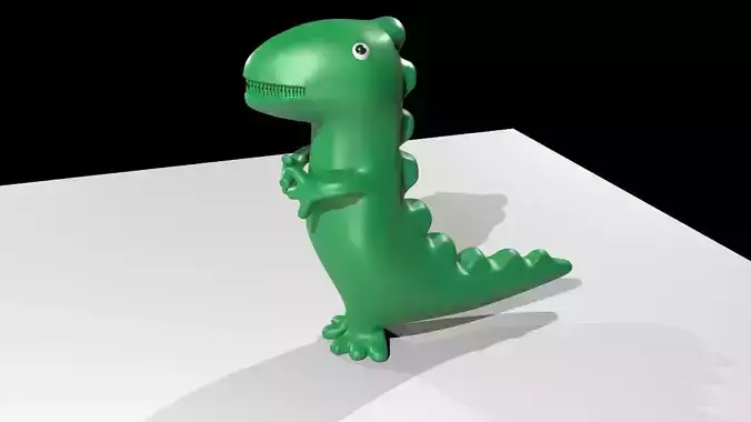Cartoon Dragon low poly