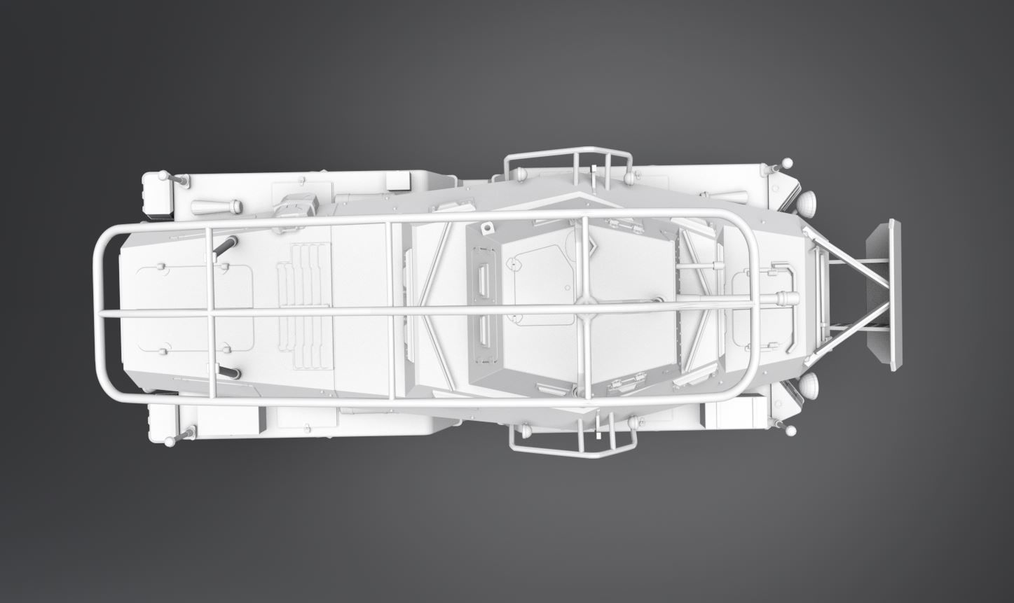Schwerer Panzerspahwagen Scale model 3D print model_3