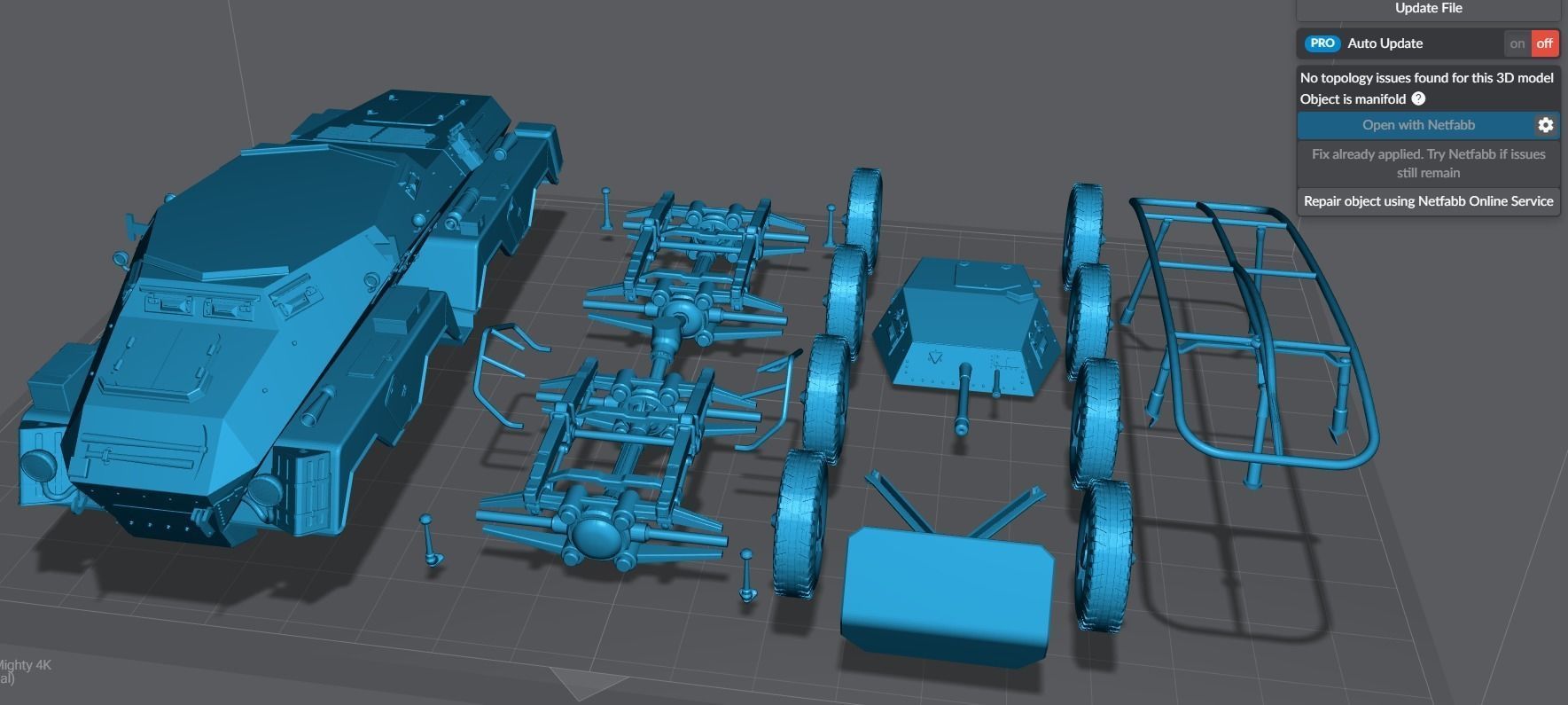 Schwerer Panzerspahwagen Scale model 3D print model_5