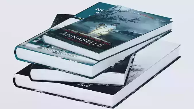 Books 3D model