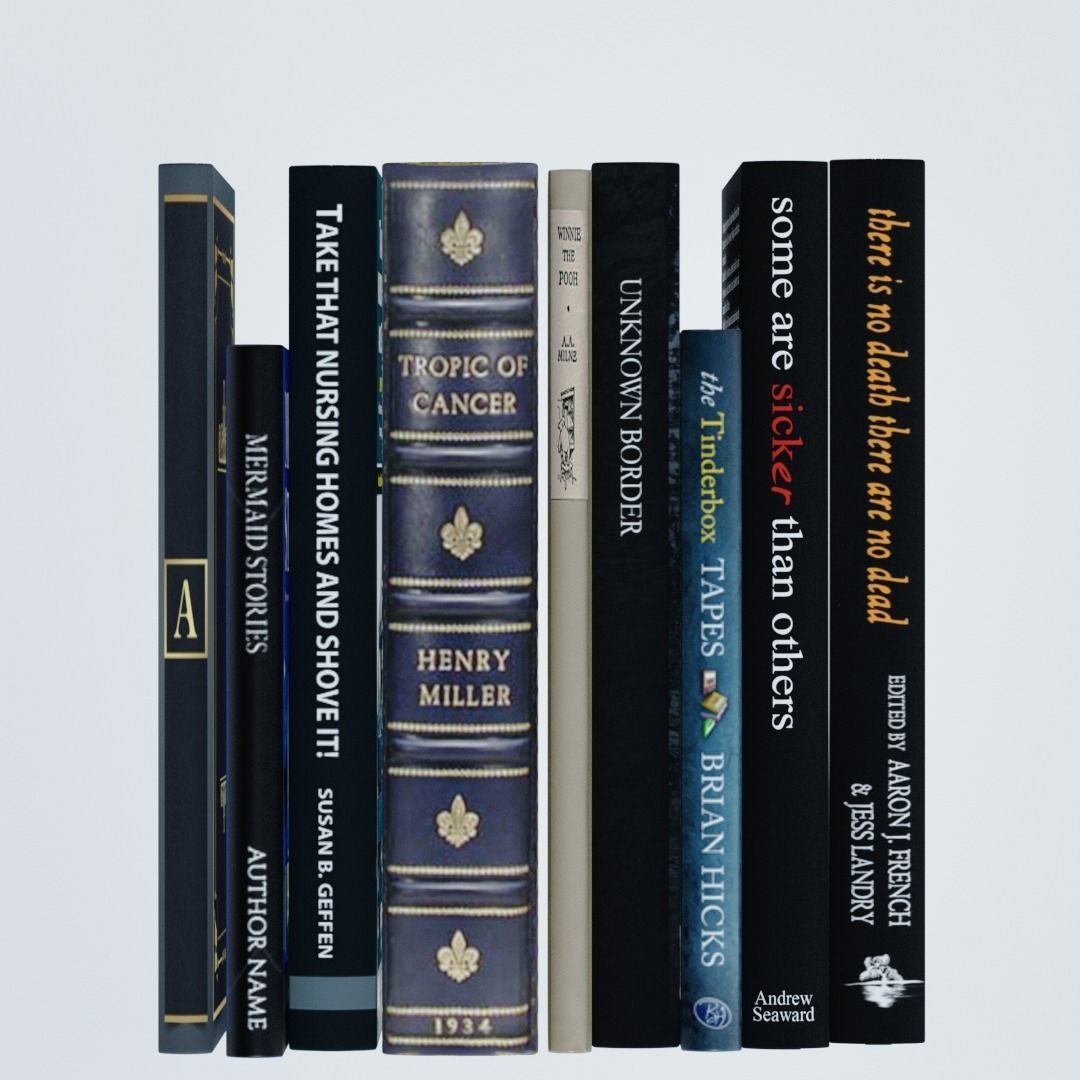 Books 3D model_13
