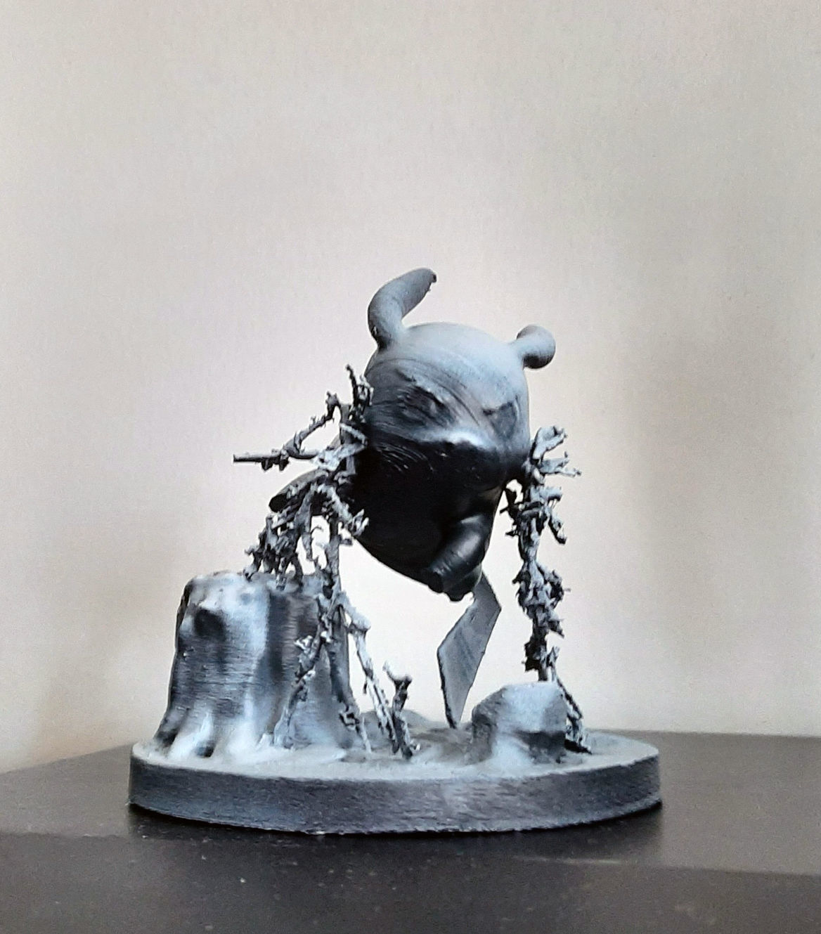 Pikachu electric attack in forest 3D print model_21