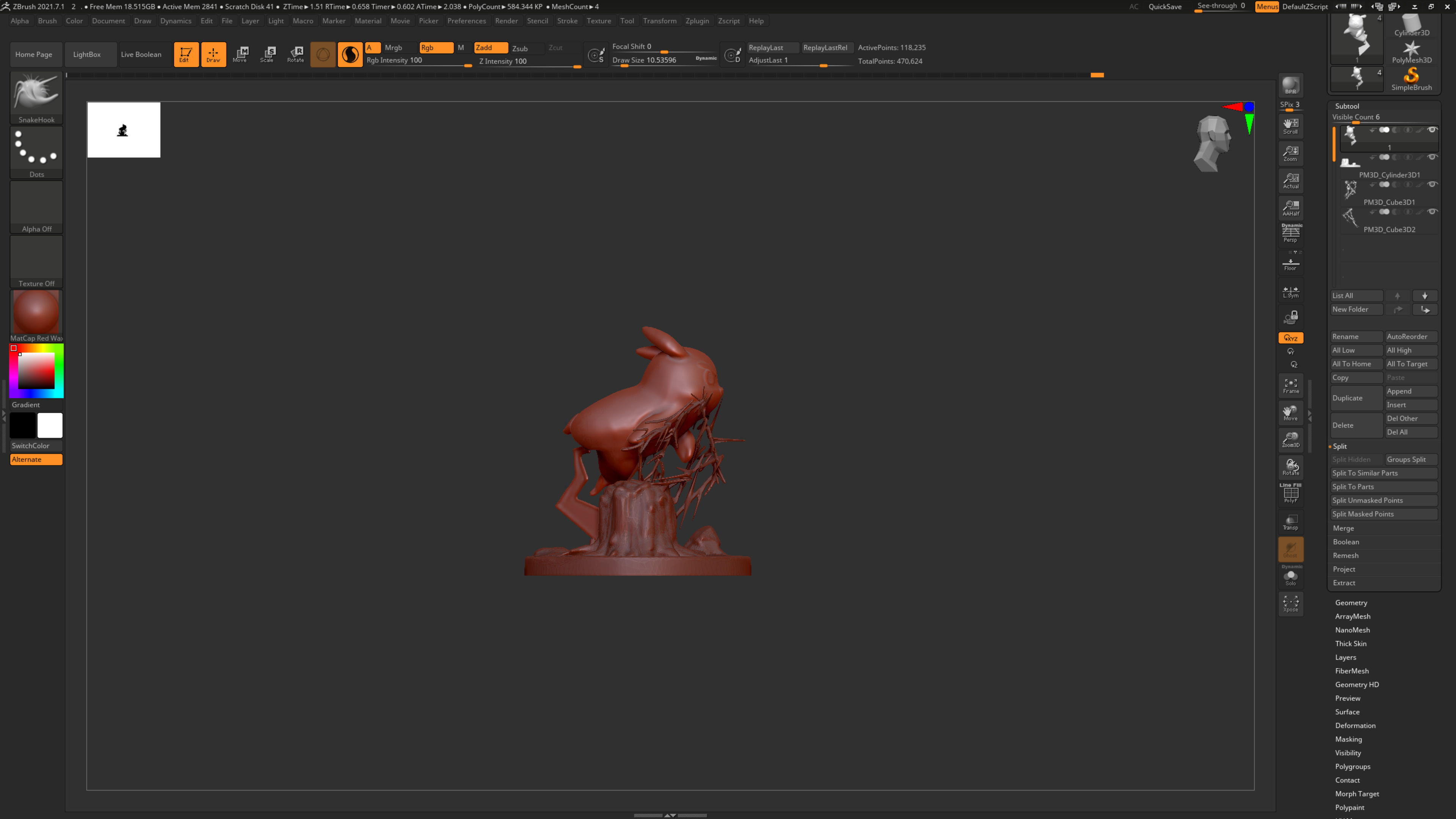 Pikachu electric attack in forest 3D print model_16