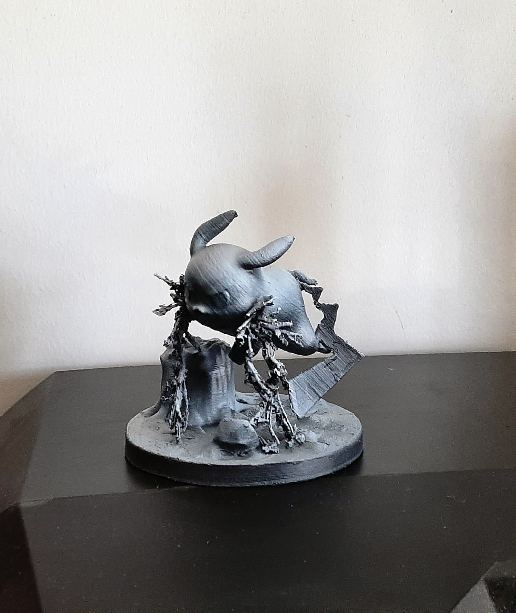 Pikachu electric attack in forest 3D print model_1