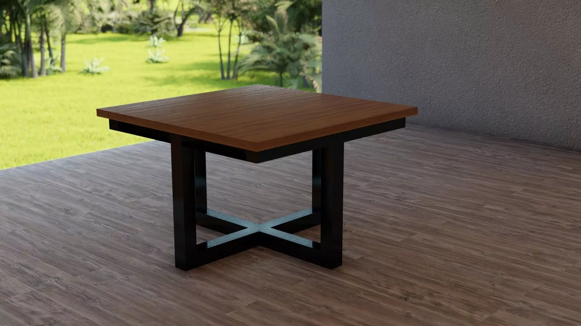Cafe Table Free 3D model