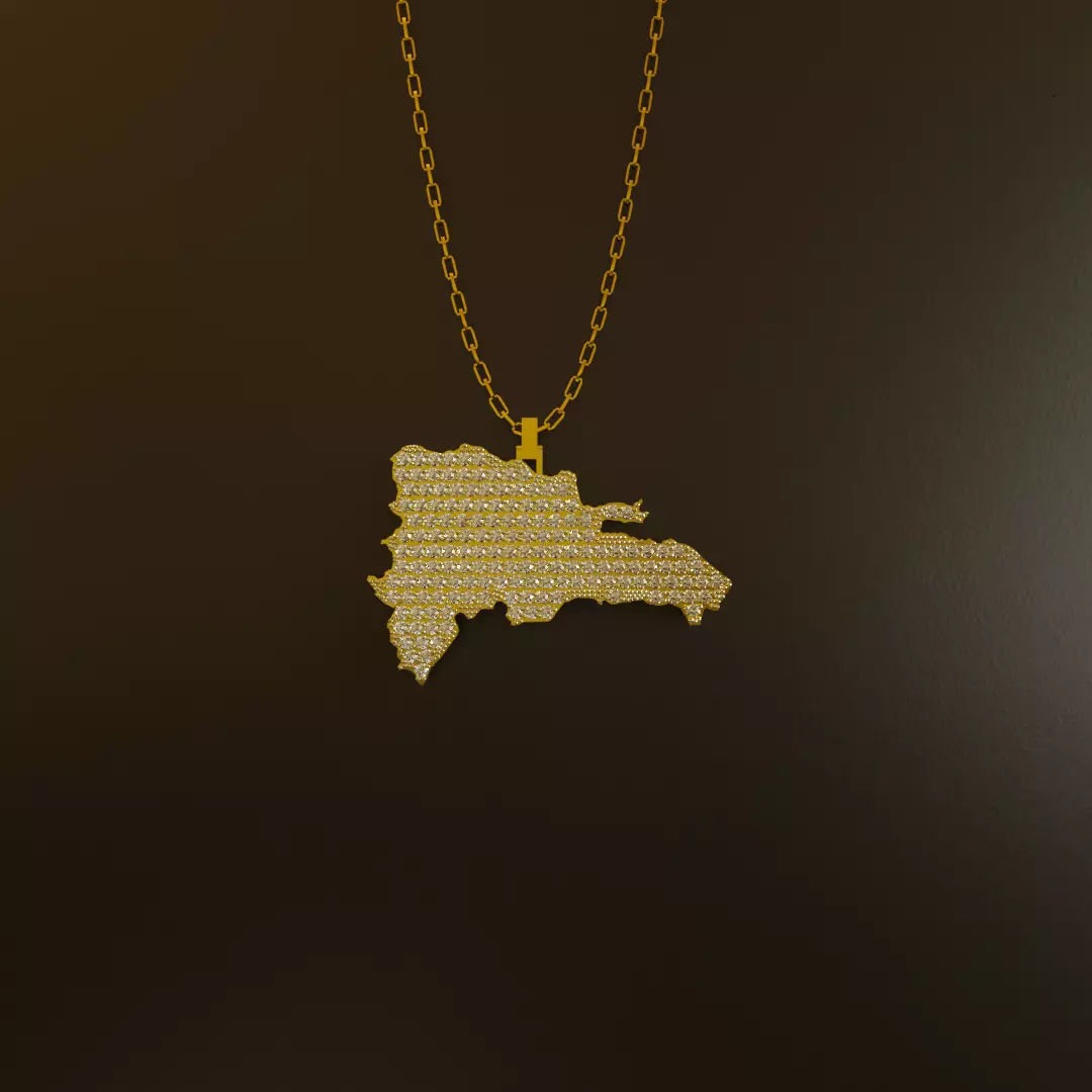 Dije Republica Dominicana Free 3D print model