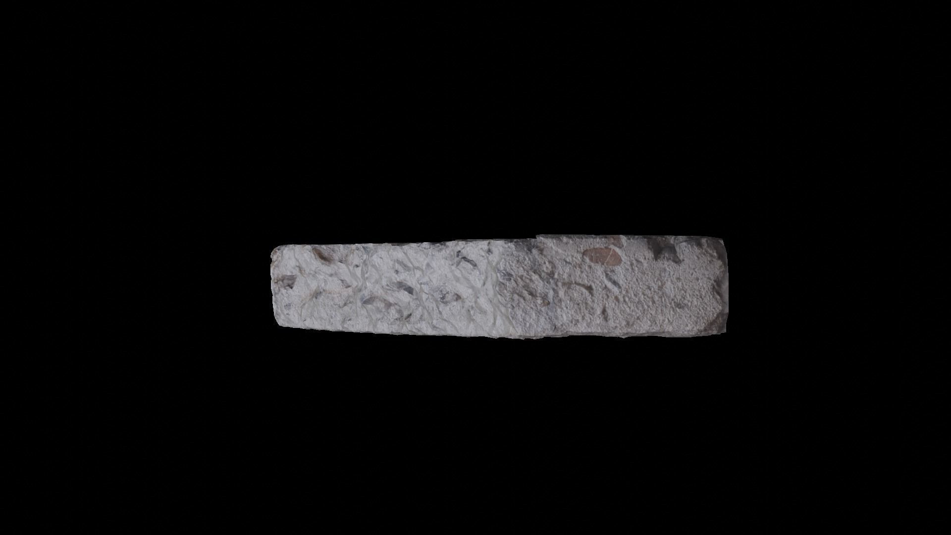Plate stone Flagstone  3D model_4