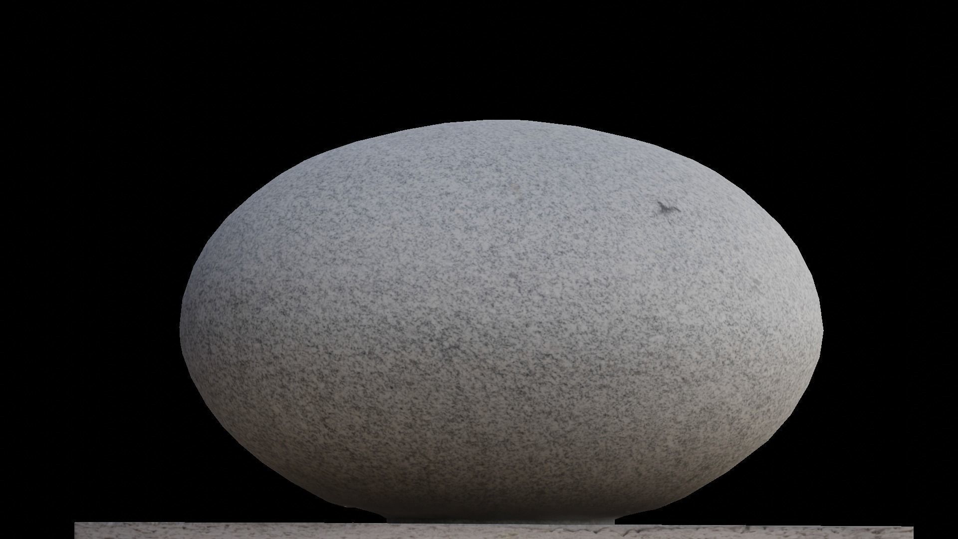 Circular stone sculpture 3D model_3
