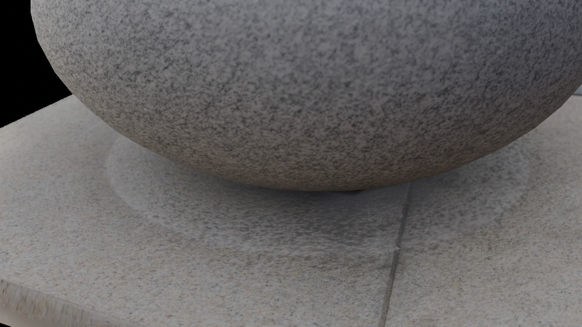 Circular stone sculpture 3D model_5