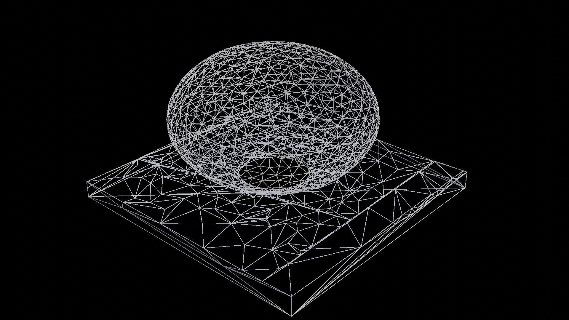 Circular stone sculpture 3D model_6