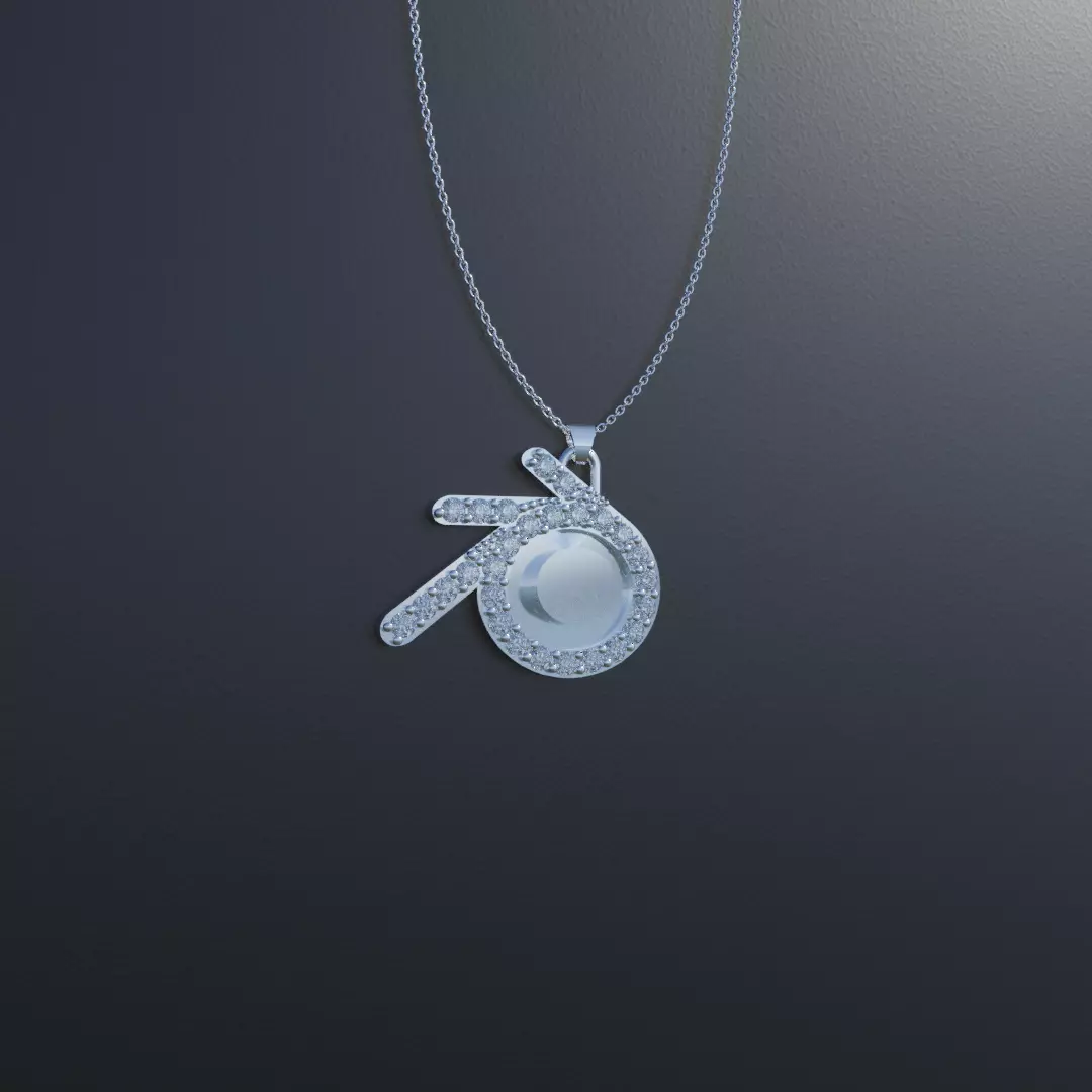 Dije de logo de blender Free 3D print model