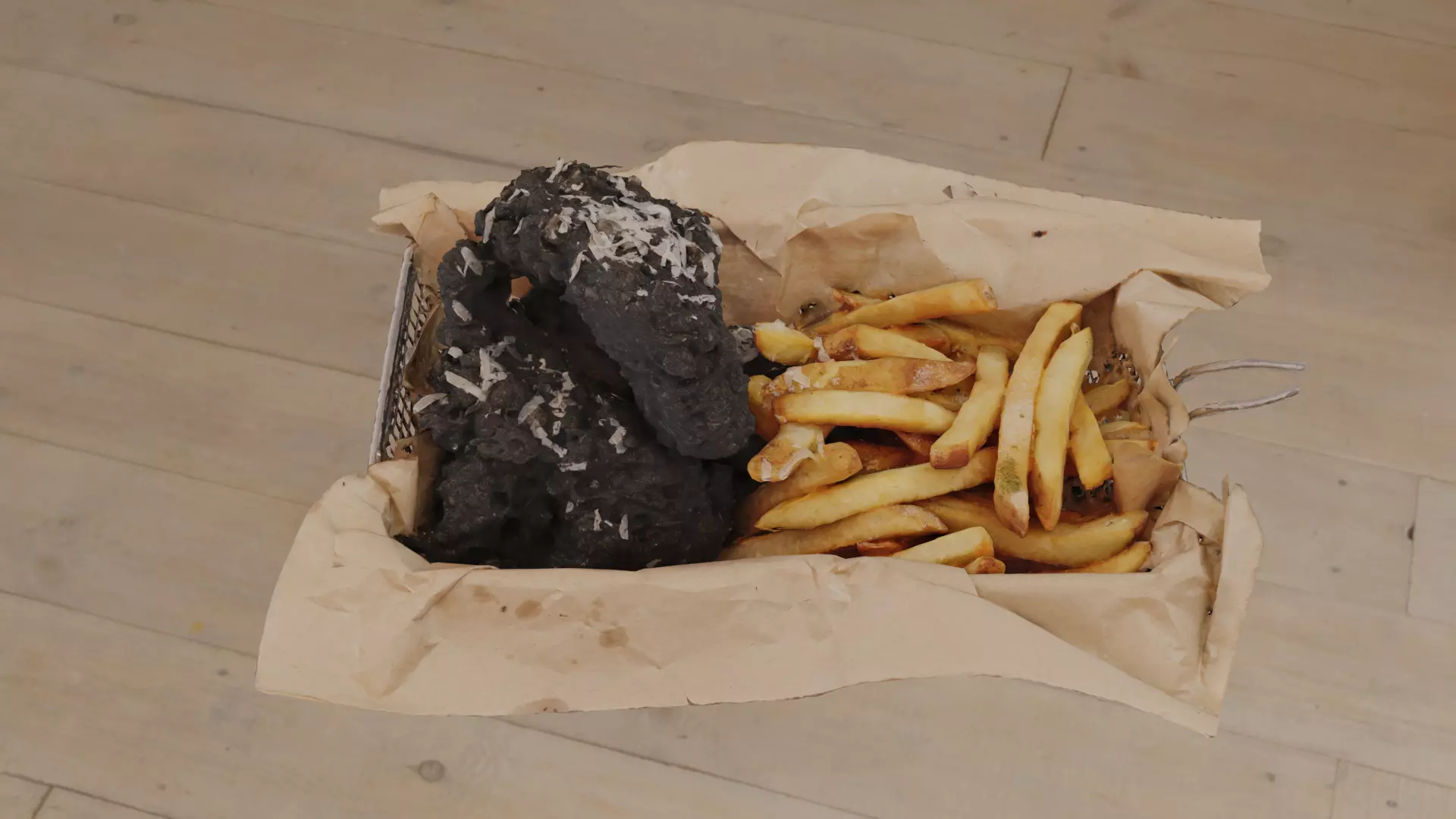  Black chicken 3D model_0