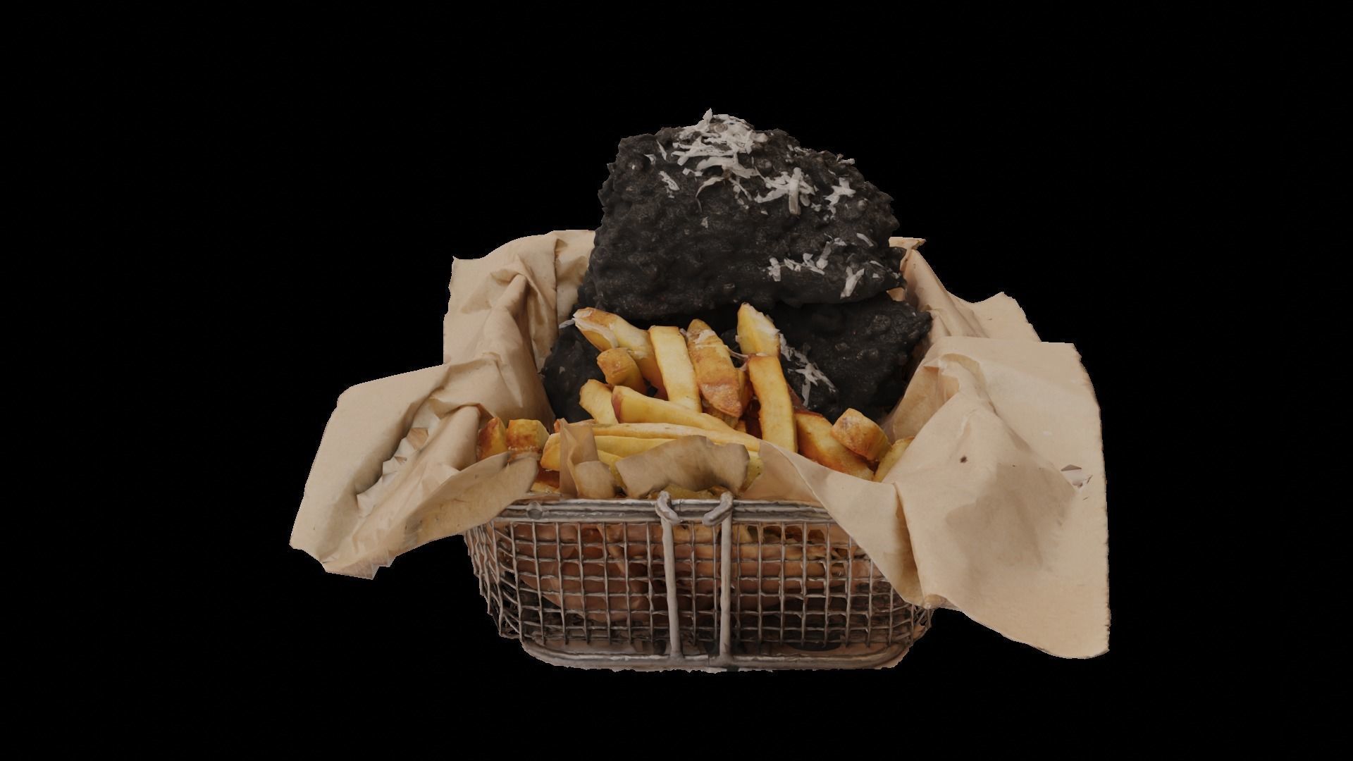  Black chicken 3D model_4