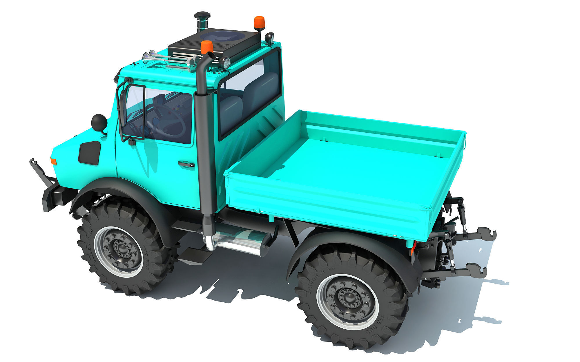 Multi Purpose Tractor Truck 3D model_2