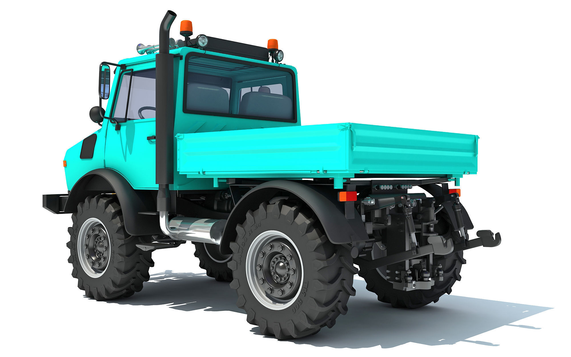 Multi Purpose Tractor Truck 3D model_3