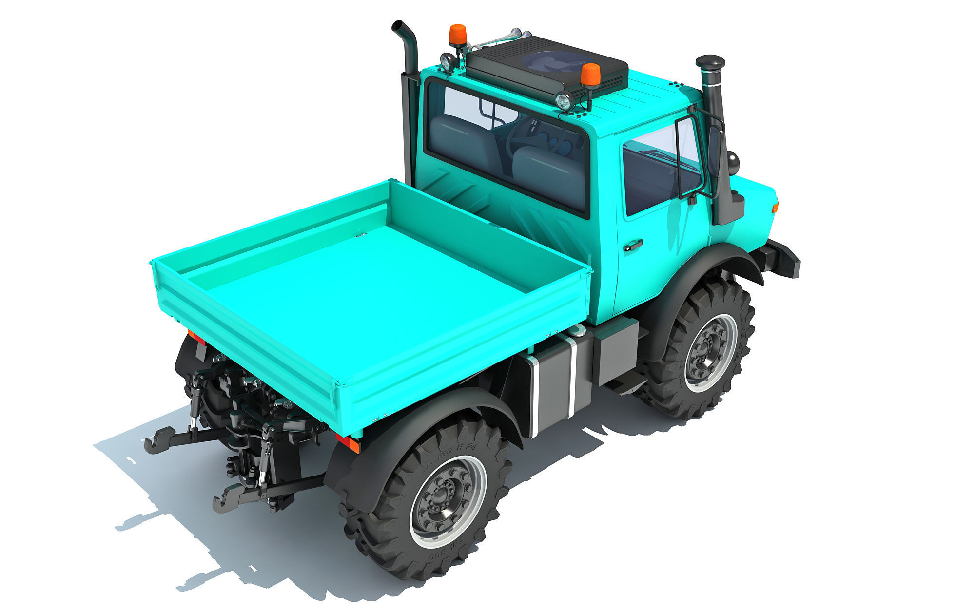 Multi Purpose Tractor Truck 3D model_5