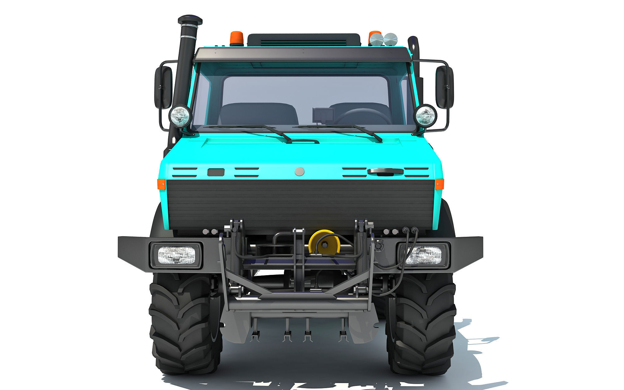 Multi Purpose Tractor Truck 3D model_10