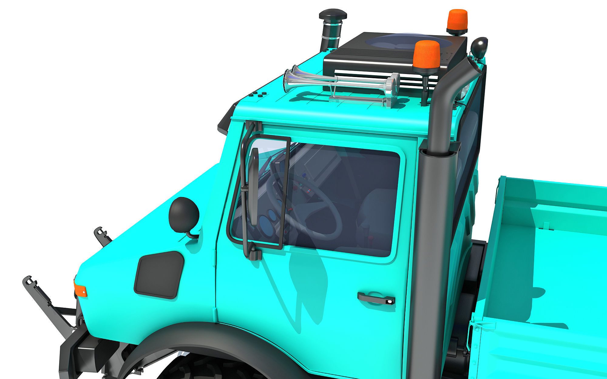 Multi Purpose Tractor Truck 3D model_12
