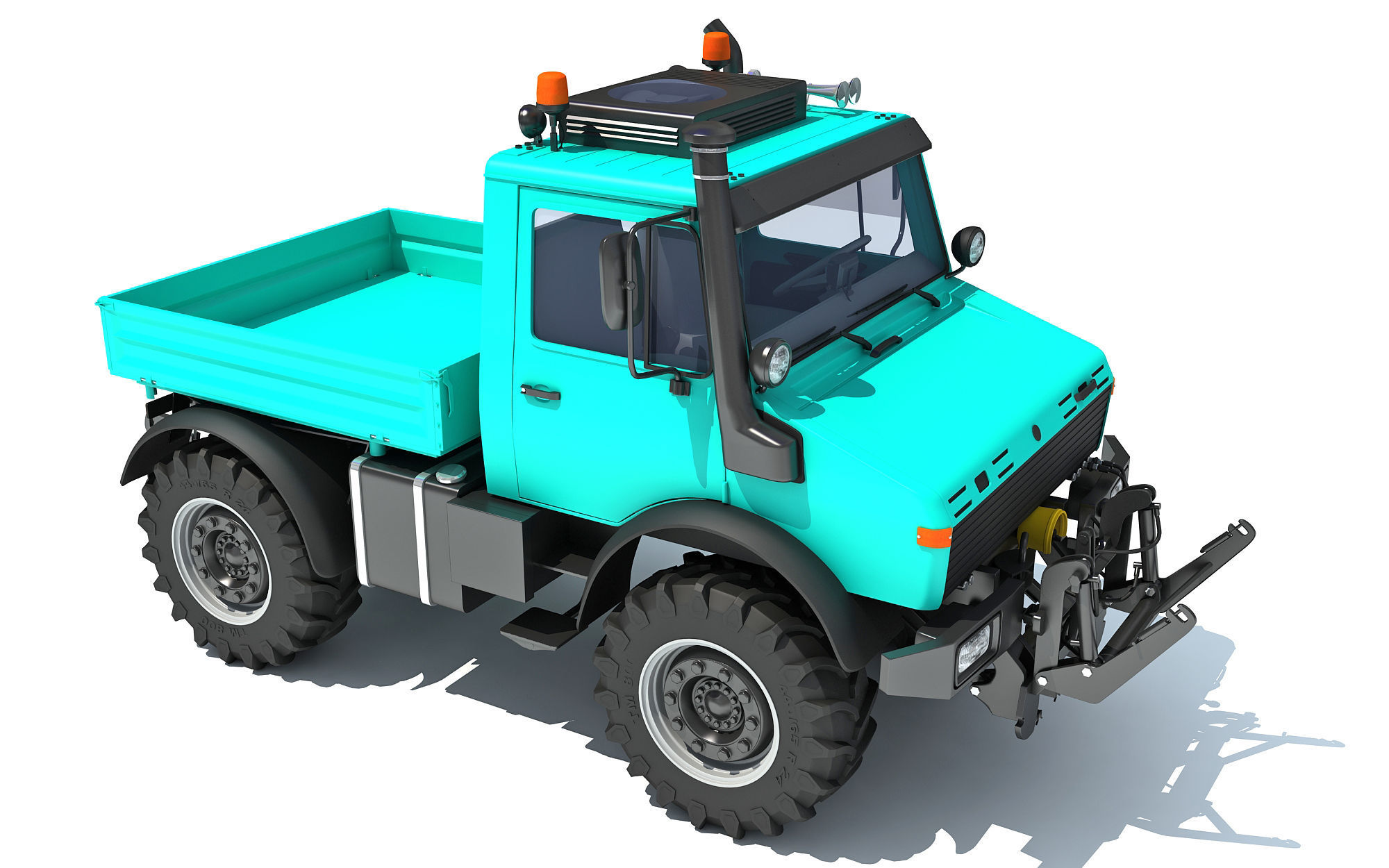 Multi Purpose Tractor Truck 3D model_7