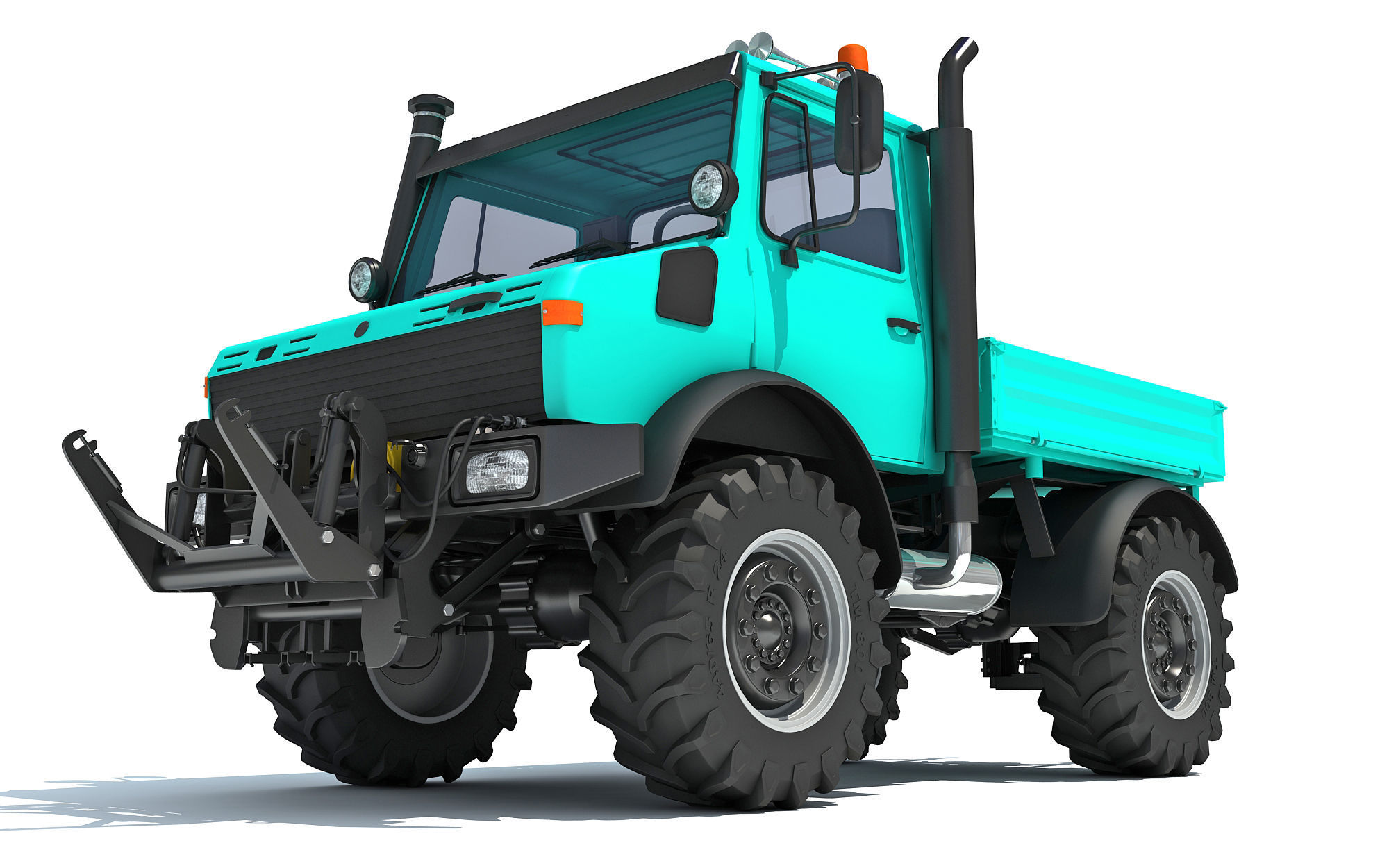 Multi Purpose Tractor Truck 3D model_11