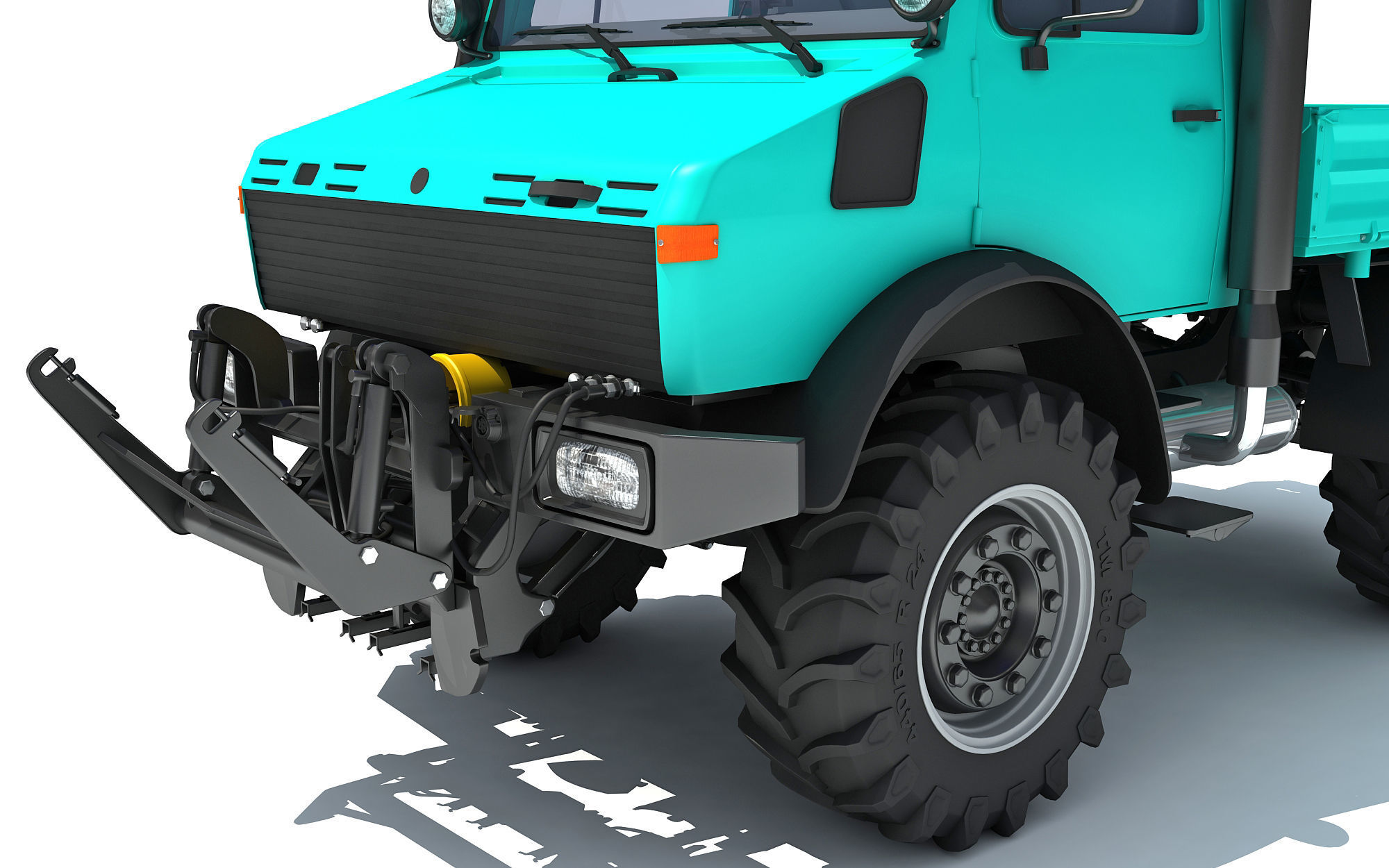 Multi Purpose Tractor Truck 3D model_14