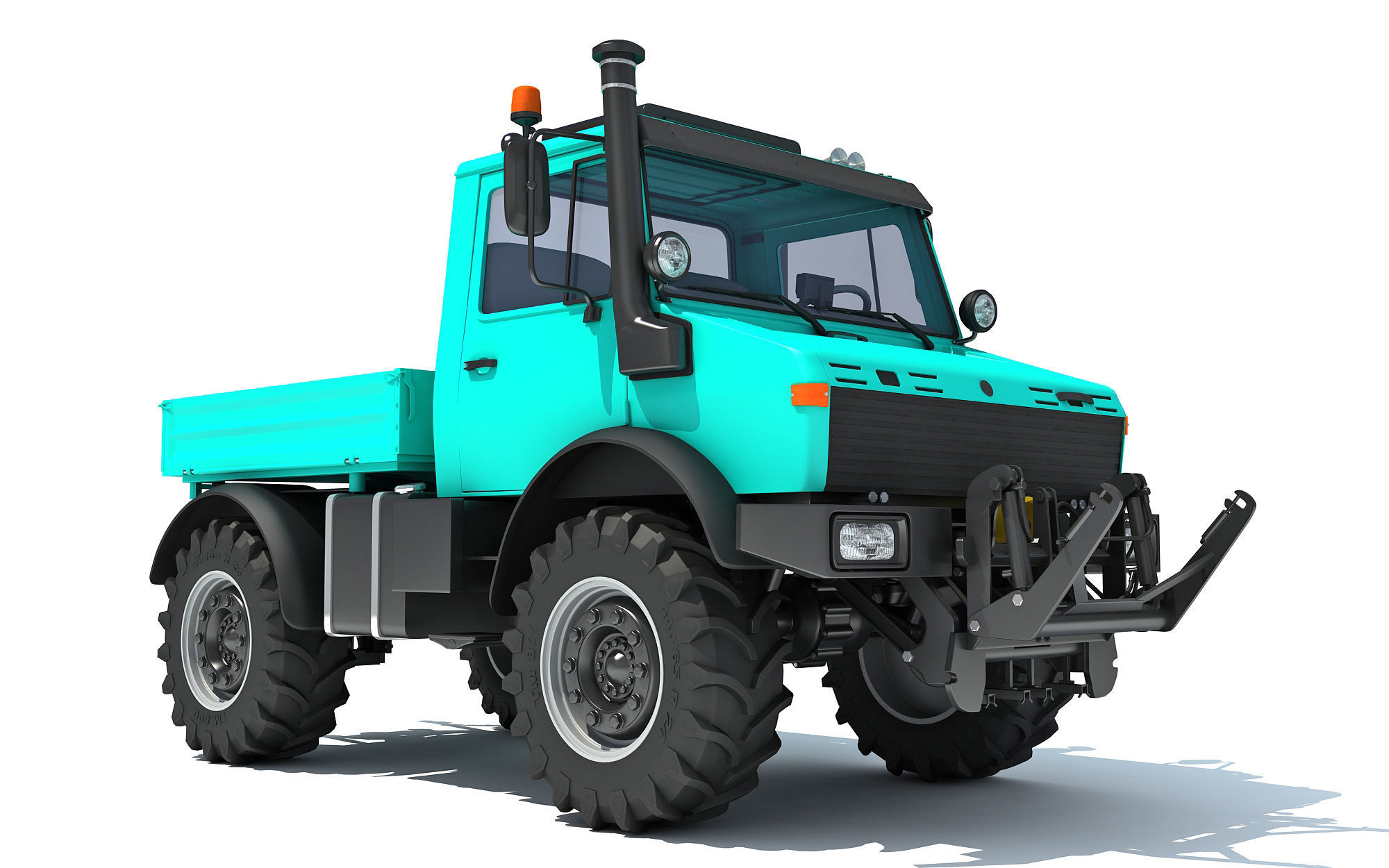 Multi Purpose Tractor Truck 3D model_8