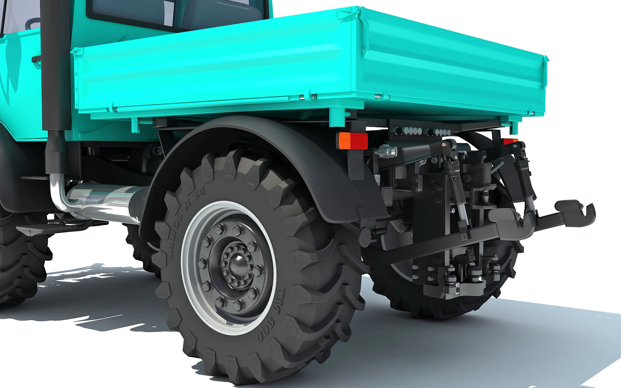 Multi Purpose Tractor Truck 3D model_13