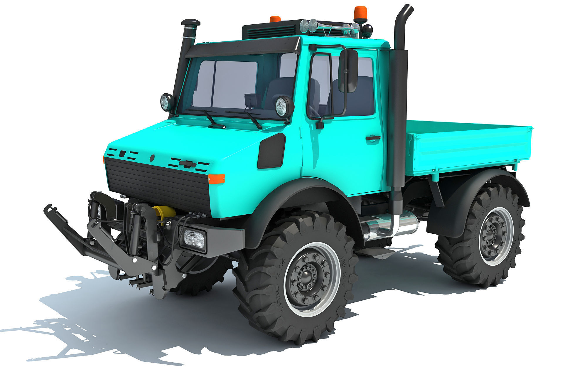 Multi Purpose Tractor Truck 3D model_9