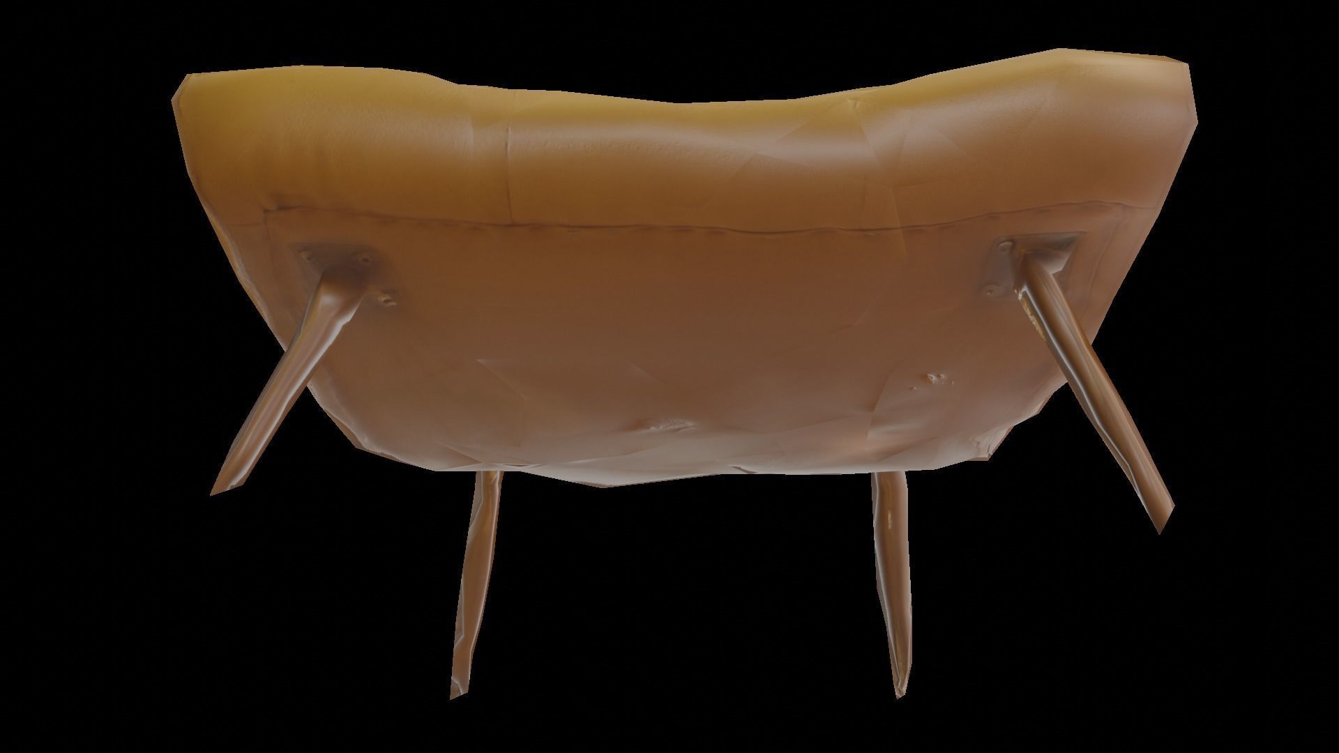 Yellow Chair  3D model_5