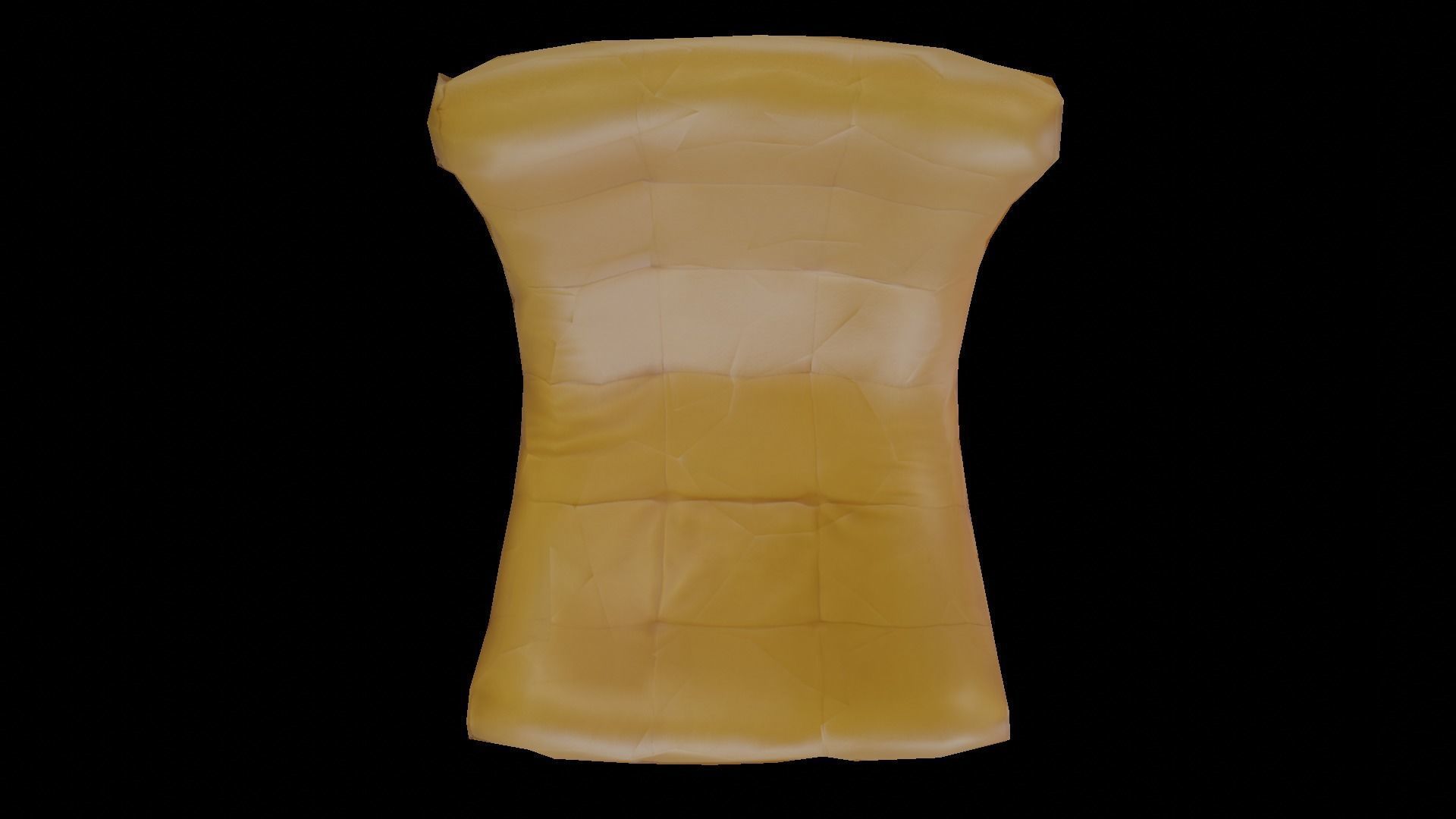 Yellow Chair  3D model_6